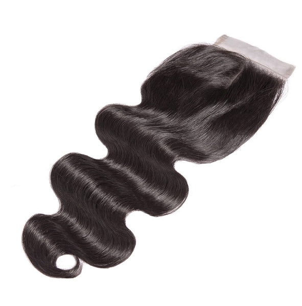 Brazilian Weave Human Hair Bundles With Closure