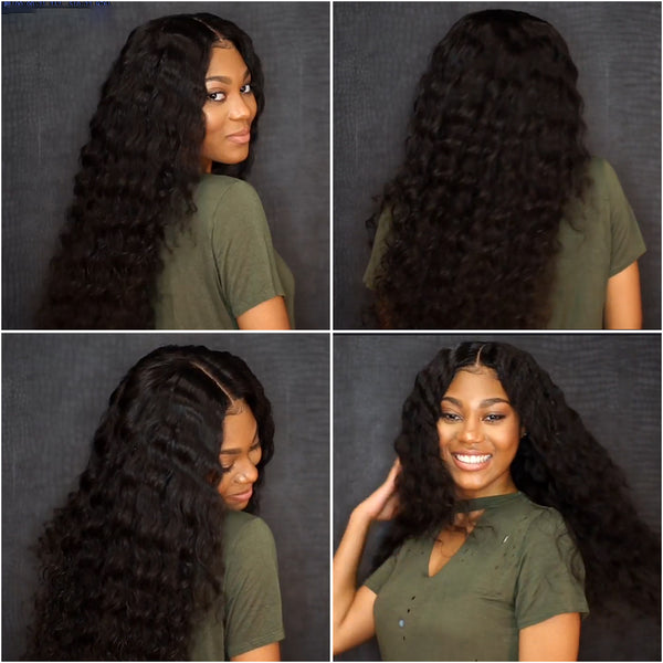 Bundles With Closure 8A Virgin Natural Wave Brazilian