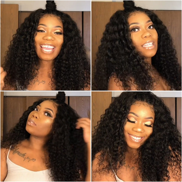 Deep Wave Brazilian Bundles With Closure Hair Extension