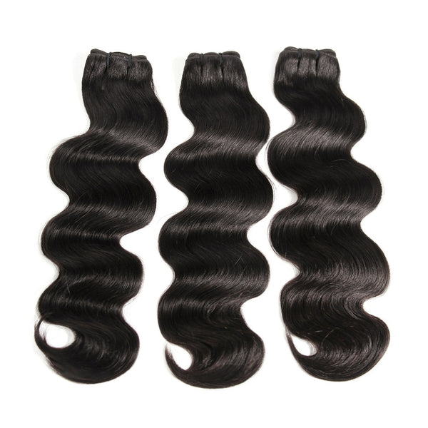 Raw Indian Virgin Hair Weave Bundles Hair Extension 1PC/3PC