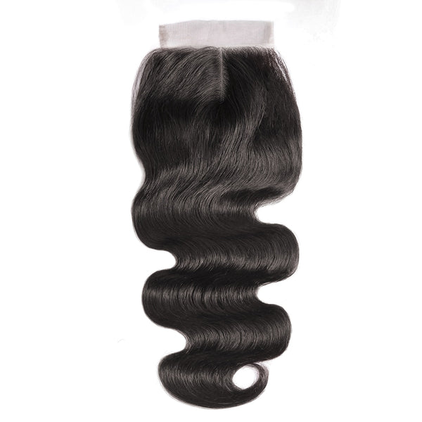 Body Wave Raw Indian Virgin Hair Bundles With Closure