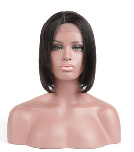 613 Short Bob Blonde Lace Front Wig Brazilian