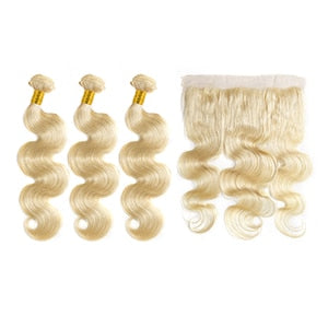 Weave Bundles Body Wave Bundles With Lace Frontal 13*4