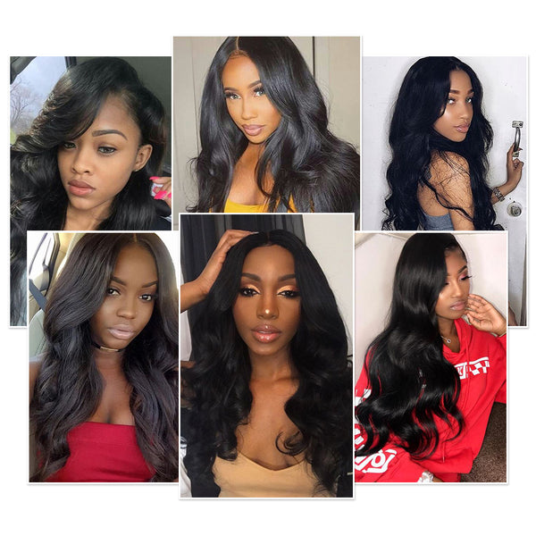 Brazilian Hair Body Wave Human Hair Bundles With Closure