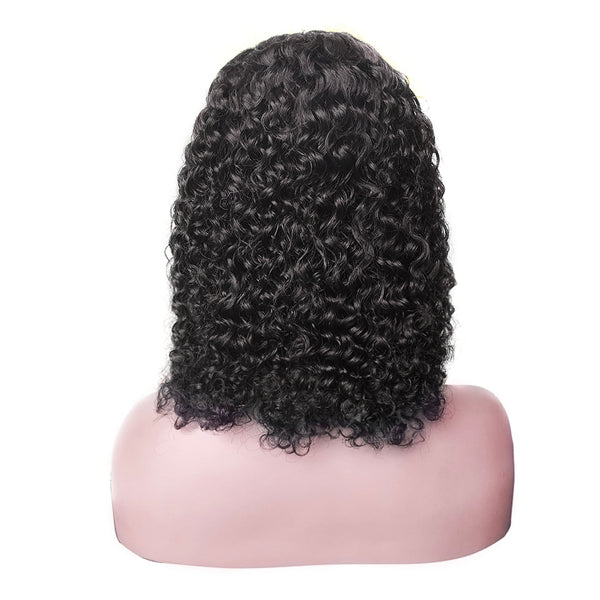 Curly Bob Wig Short Lace Front Human Hair Wigs With Baby Hair